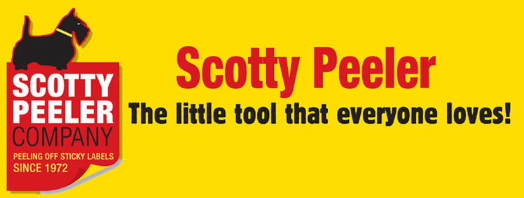 Scotty Peeler Label and Sticker Remover - Single Metal Peeler -SP2
